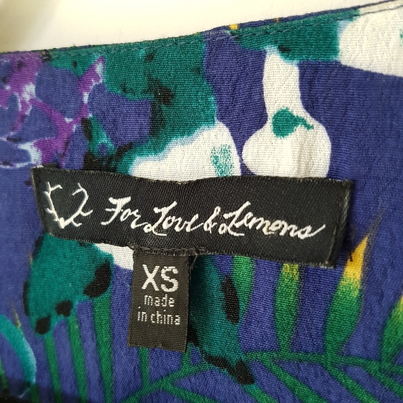 FOR LOVE AND LEMONS 💓&🍋 Blue Tank Maxi Dress XS - Picture 3 of 9